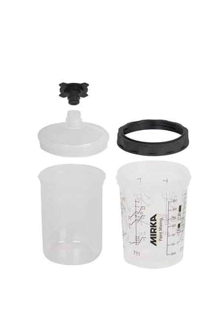 Paint Cup System 400ml, Filter Lid 125µm, 50/Pack